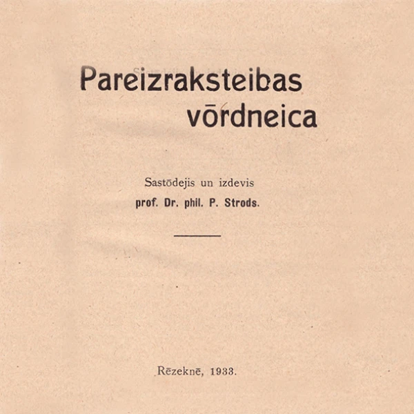 Stroda PAR LATGALIEŠU TRADICIONĀLO (P. STRODA) RAKSTĪBU - ManaBalss.lv